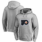 Men's Customized Philadelphia Flyers Gray All Stitched Pullover Hoodie,baseball caps,new era cap wholesale,wholesale hats